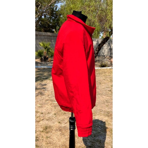 Rose Red British Mist Detachable Hood Unisex EU46/Womens M Parka Jacket Coat EUC - Picture 3 of 6